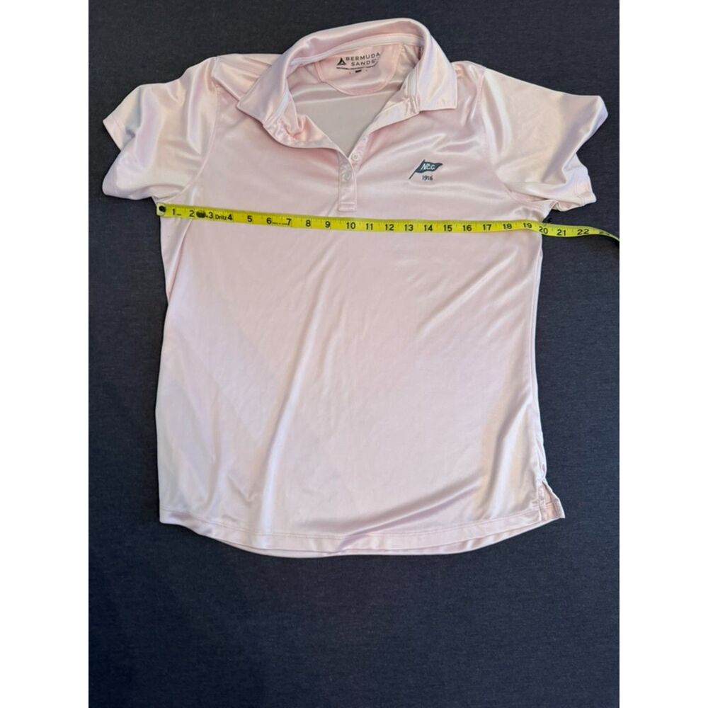 Bermuda Sands Pink Golf Polo Shirt Women's Large NCC 1916 Performance - Picture 6 of 8